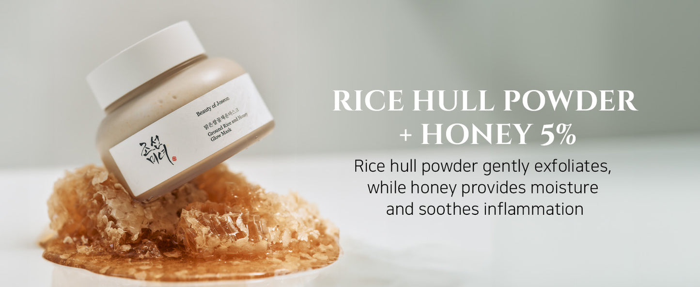 Beauty of Joseon Ground Rice and Honey Glow Mask Pore Sebum Care for Dry Sensitive Skin Korean Skin Care 150ml, 5.07 fl.oz
