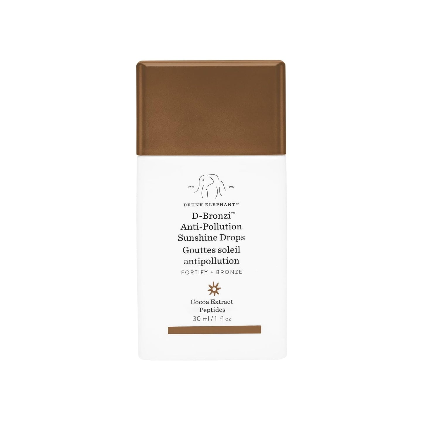D-Bronzi Anti Pollution Sunshine Drops by Drunk Elephant for Women - 1 oz Drops