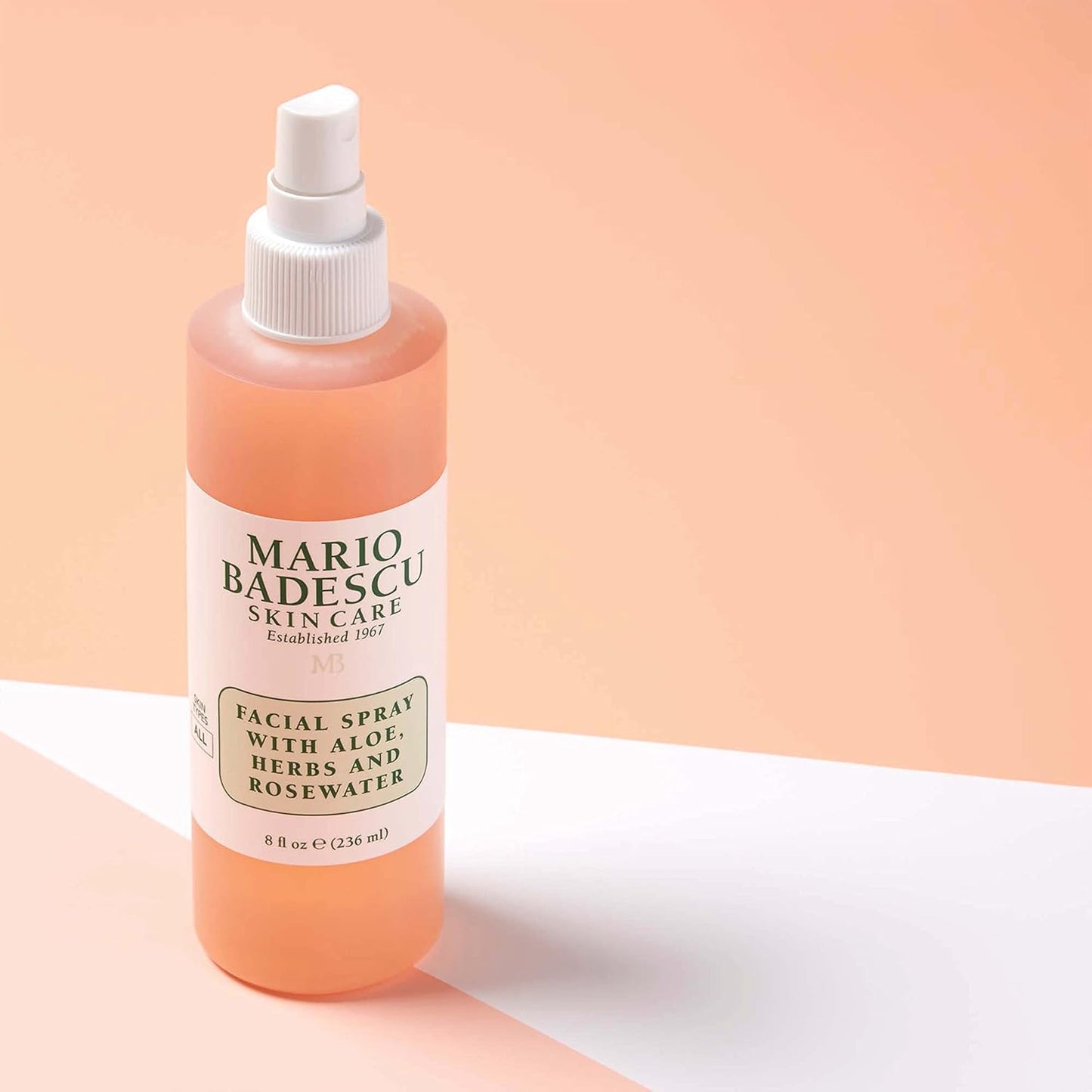 Mario Badescu Facial Spray with Aloe, Herbs and Rose Water for All Skin Types, Face Mist that Hydrates, Rejuvenates & Clarifies