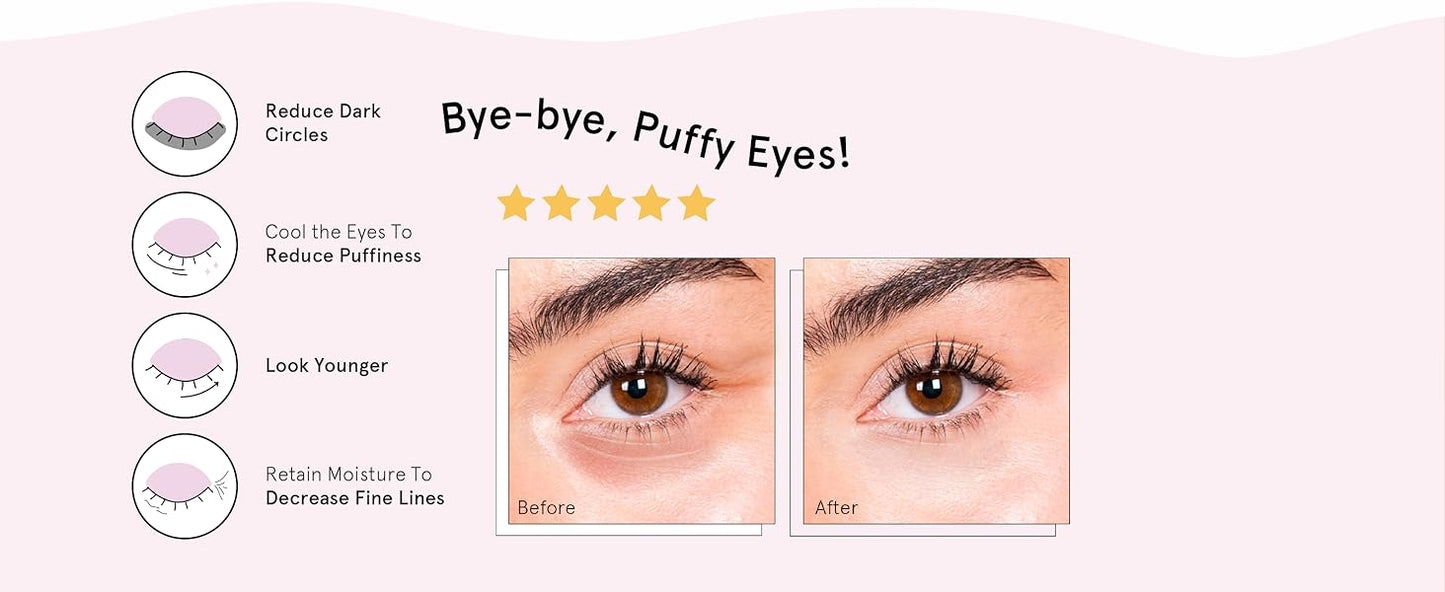 grace & stella Under Eye Mask - Christmas Gifts for Women, Christmas Gifts for Mom - Reduce Dark Circles, Puffy Eyes, Undereye Bags, Wrinkles - Gel Under Eye Patches - Vegan (24 Pairs, Gold)
