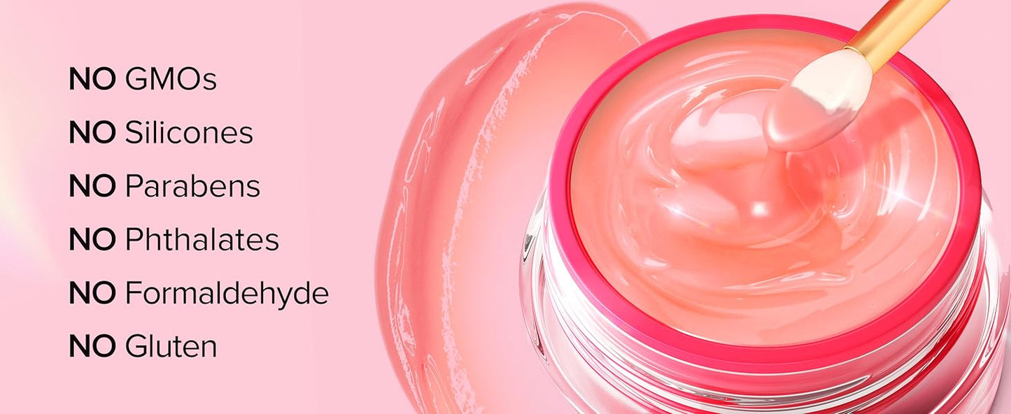MAREE Lip Mask with Hyaluronic Acid - Overnight Lip Treatment - Lip Moisturizer for Very Dry Lips, Lip Sleeping Mask Butter Balm, Lip Care Hydration, Repair for Dry Cracked Lips - Hidratante de Labios