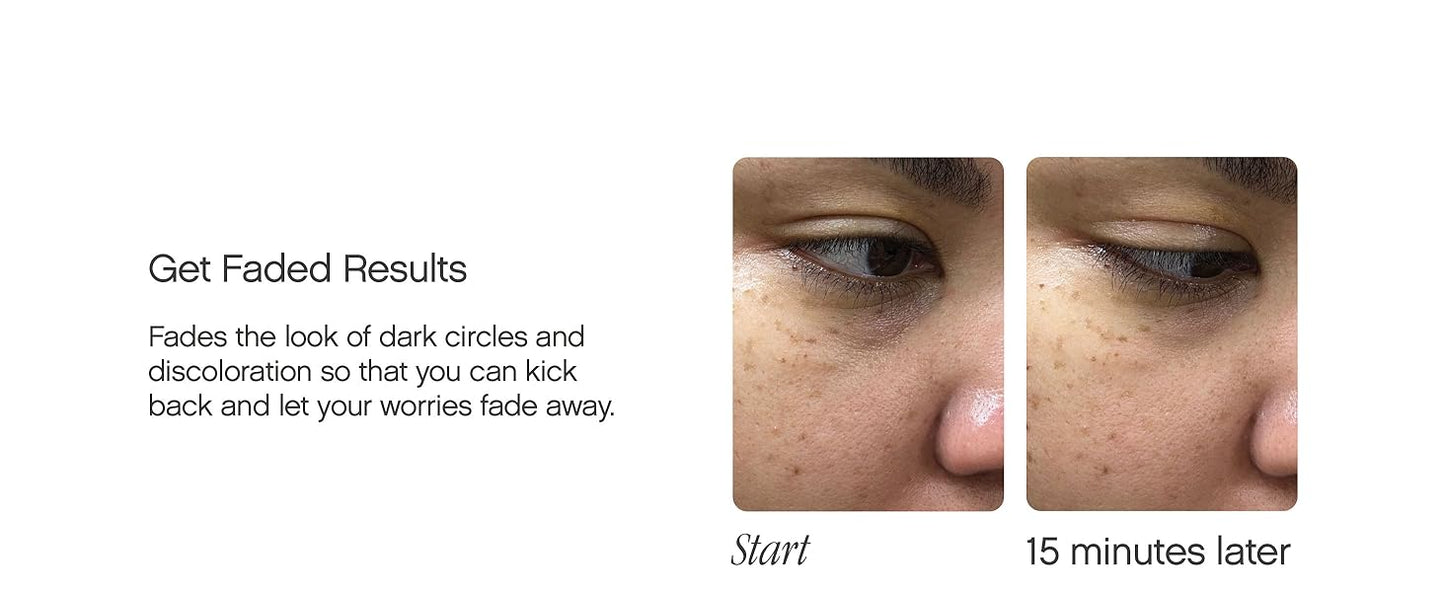 Topicals Faded Brightening Under Eye Masks | Patches to Depuff, Hydrate, Brighten and Cool | Reduce Dark Circles and Fine Lines | Contains Kojic Acid, Caffeine and Niacinamide (Set of 6)