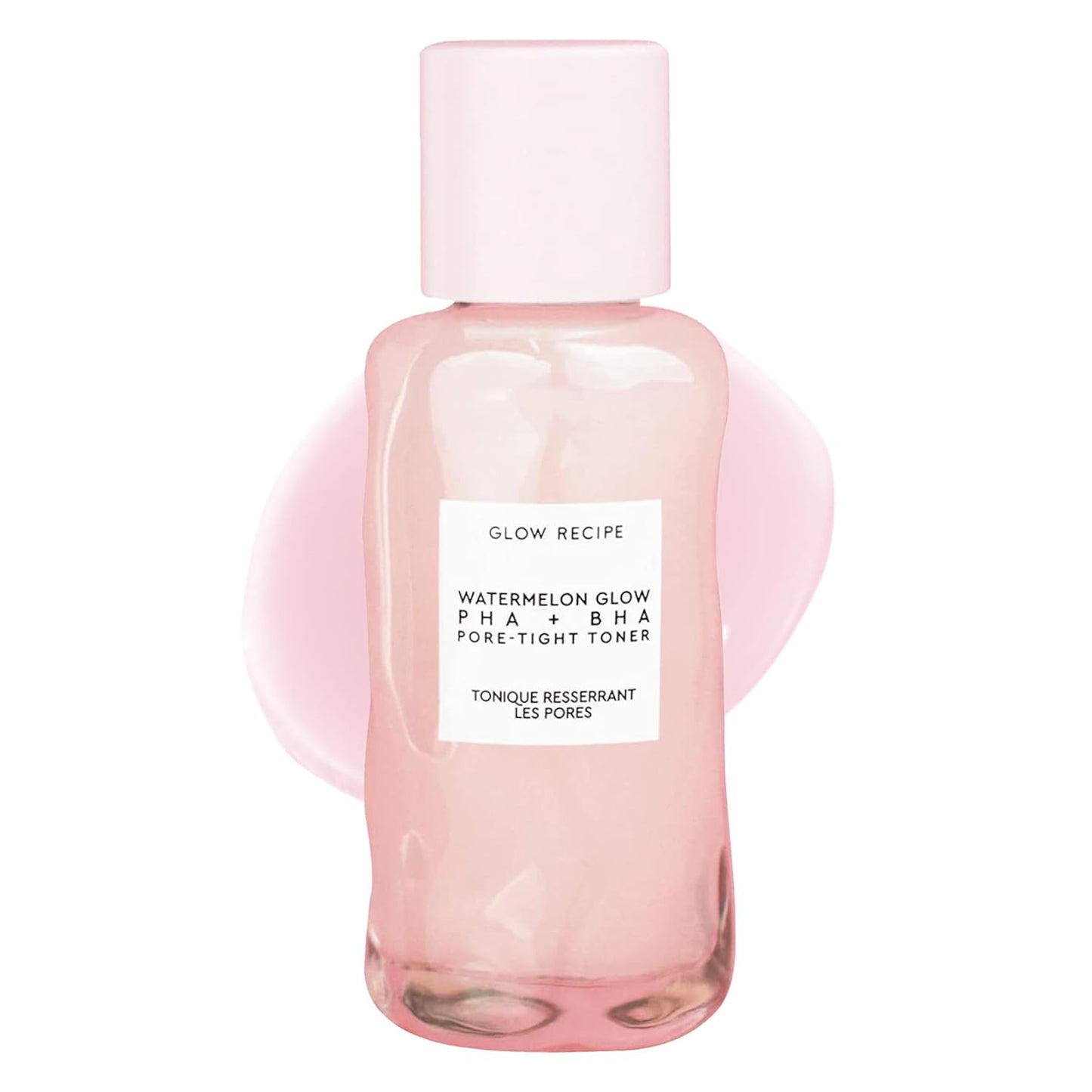 Glow Recipe PHA + BHA Face Toner - Korean Skin Care Toner, Pore Minimizer & Facial Exfoliator for Glass Skin - Tightening & Hydrating Skincare with Hyaluronic Acid & Watermelon (40ml)