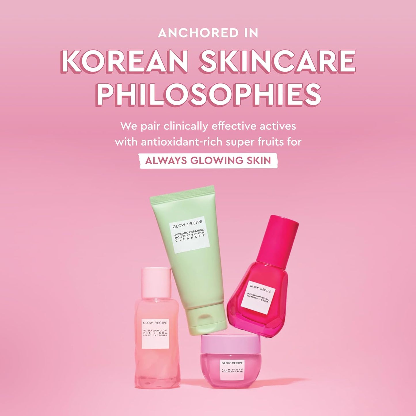 Glow Recipe PHA + BHA Face Toner - Korean Skin Care Toner, Pore Minimizer & Facial Exfoliator for Glass Skin - Tightening & Hydrating Skincare with Hyaluronic Acid & Watermelon (40ml)