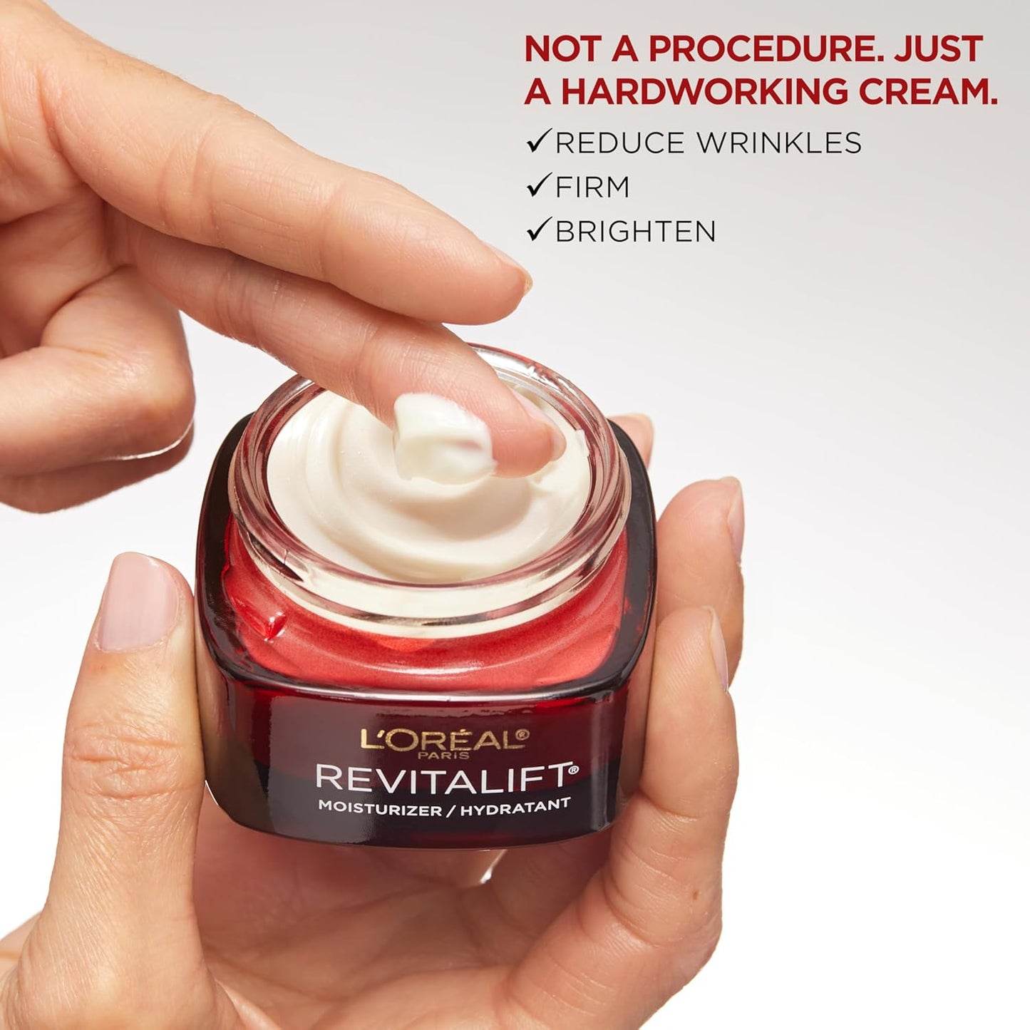 L'Oreal Paris Revitalift Triple Power Anti-Aging Face Moisturizer, Pro Retinol, Hyaluronic Acid & Vitamin C to Reduce Wrinkles, Firm & Brighten Skin